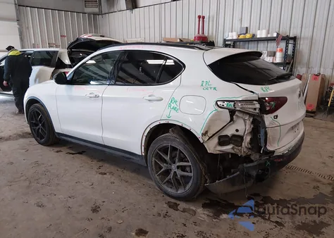 2019 Alfa Romeo Stelvio Ti Sport Awd from USA, damaged, VIN ZASPAKBN3K7C37244